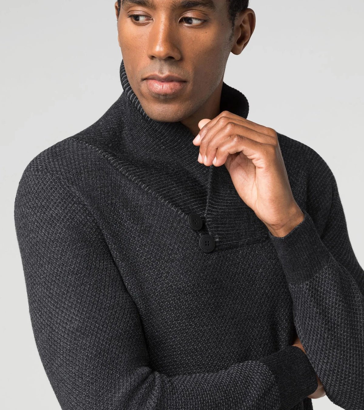 Porsche Design Shawl Collar Sweater