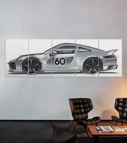 Porsche Design 911 Sport Classic Art Sculpture – Heritage