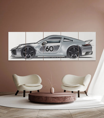 Porsche Design 911 Sport Classic Art Sculpture – Heritage