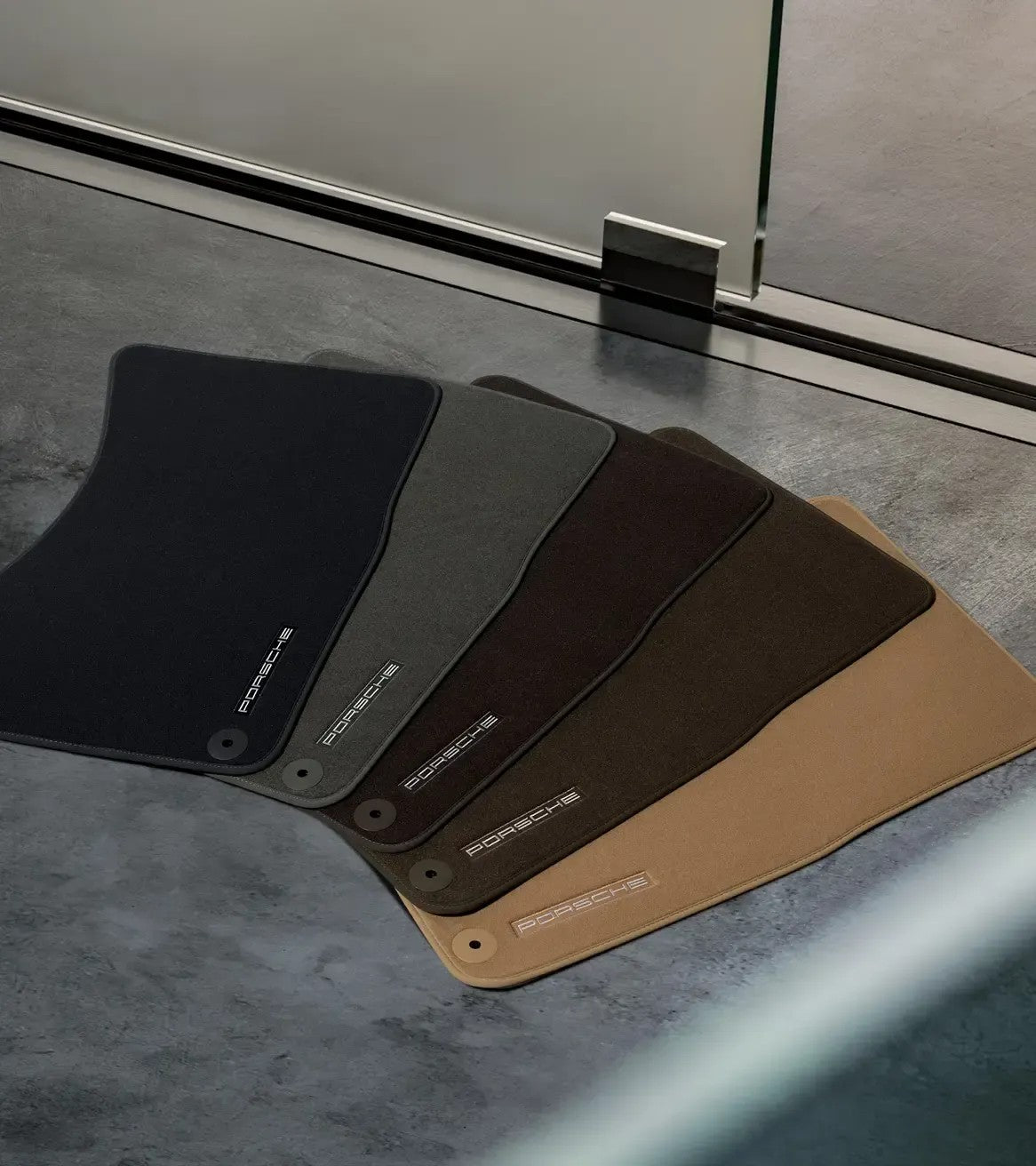 Porsche Design Porsche Taycan Floor Mats with Nubuk Surround