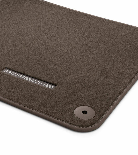 Porsche Design Porsche Floor Mats with Nubuk Edging for 911 and 718