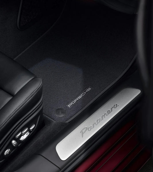 Porsche Design Porsche Floor Mats with Nubuk Edging for 718/911 (987 II & 997 II)