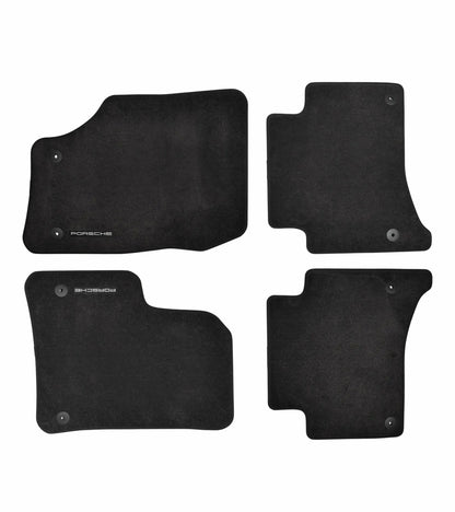 Porsche Design Porsche Floor Mats with Nubuk Edging for Cayenne (E1)