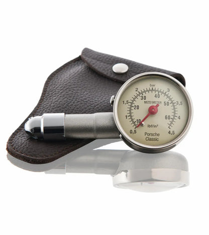 Porsche Design Porsche Classic Tire Pressure Gauge with Leather Case
