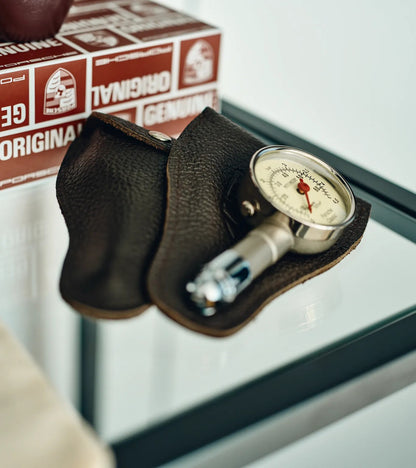 Porsche Design Porsche Classic Tire Pressure Gauge with Leather Case