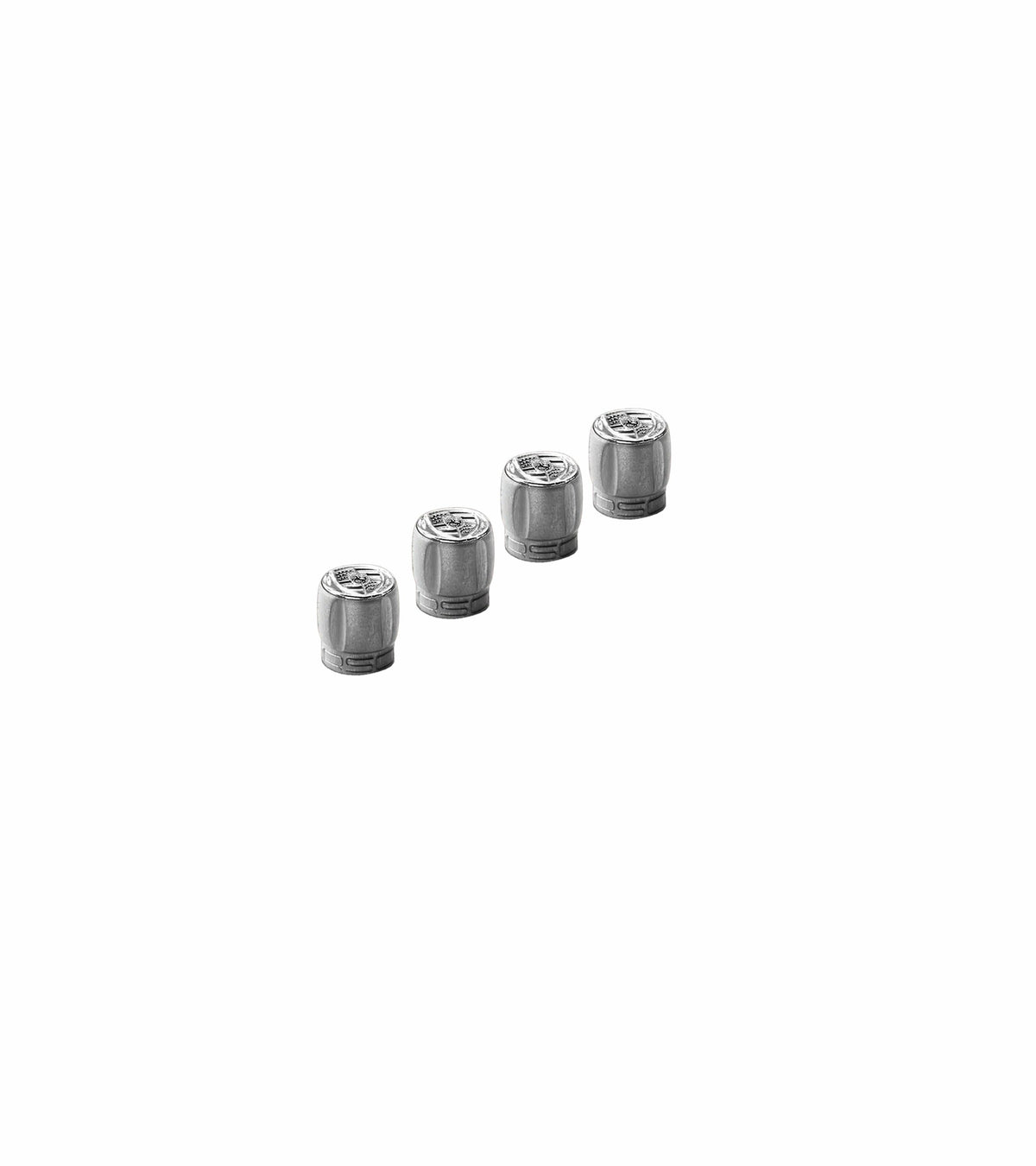 Porsche Design Porsche Decorative Valve Sleeves with Monochrome Porsche Crest