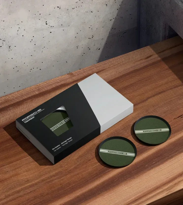 Porsche Design Porsche Car Coasters in Heritage Design