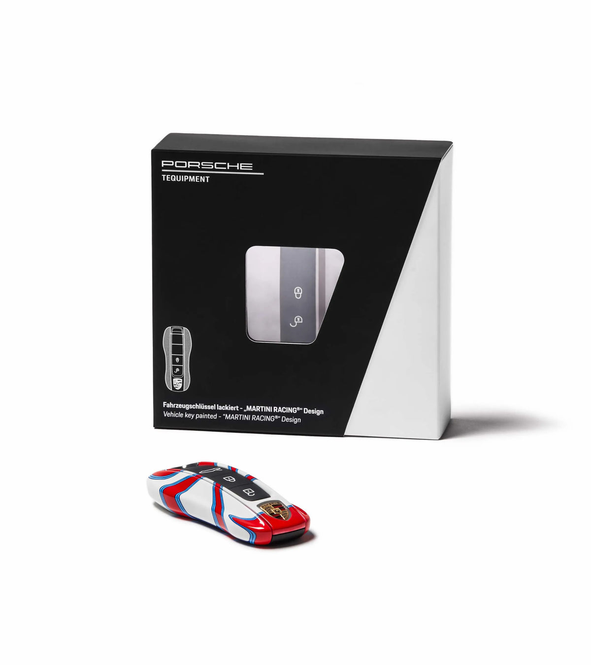 Porsche Design Porsche Painted Vehicle Key Sides in Design Edition “MARTINI RACING®”
