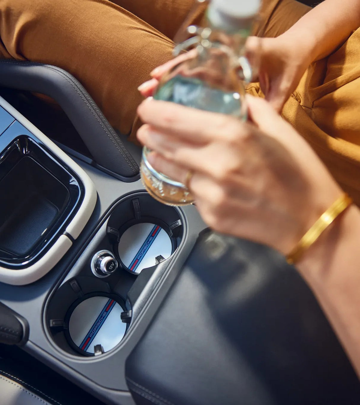 Porsche Design Porsche Car Coasters in MARTINI RACING® Design