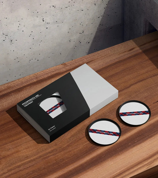 Porsche Design Porsche Car Coasters in Tartan Racing Design