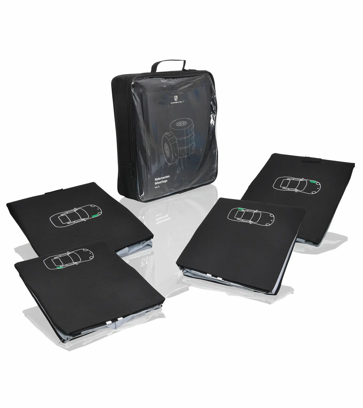 Porsche Design Porsche Classic Wheel Bag set for Porsche Carrera GT and Cayenne (E1)