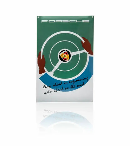 Porsche Design Porsche Classic Enamel Sign – 'Years Ahead in Engineering'