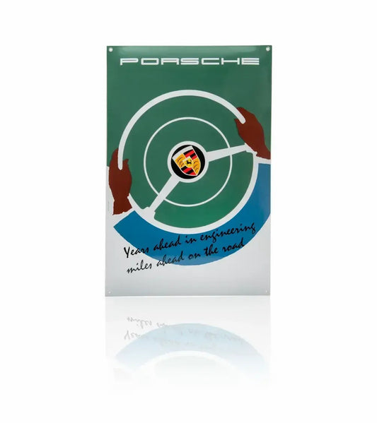 Porsche Design Porsche Classic Enamel Sign – 'Years Ahead in Engineering'