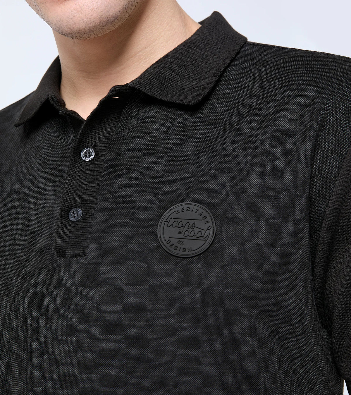 Porsche Design Jacquard polo T-shirt – 911 Spirit 70