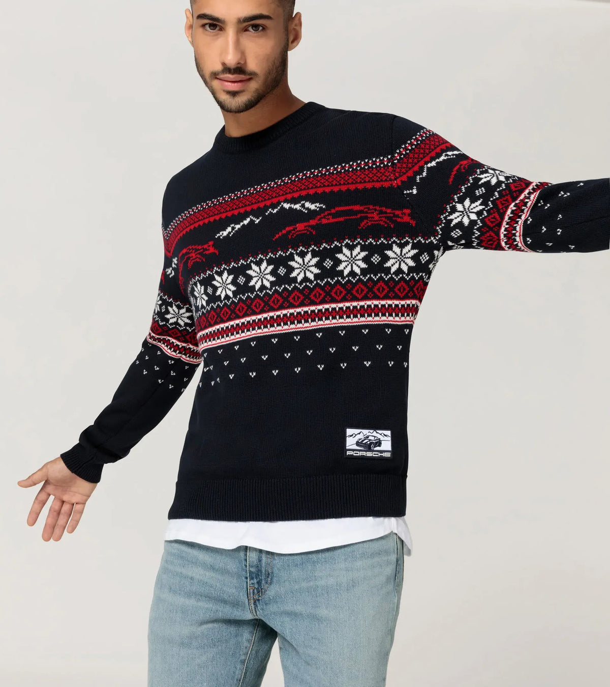 Porsche Design Unisex knitted pullover – Christmas