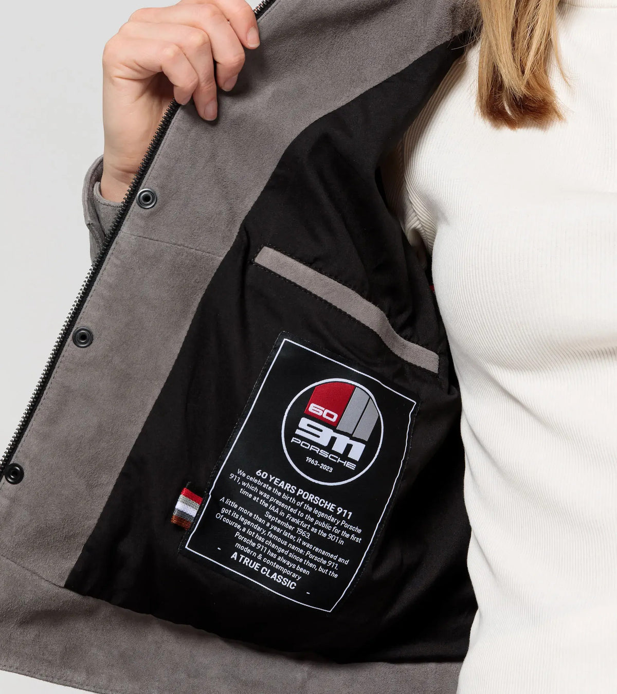 Porsche Design Women's leather jacket – 60Y Porsche 911 – Limited Edition