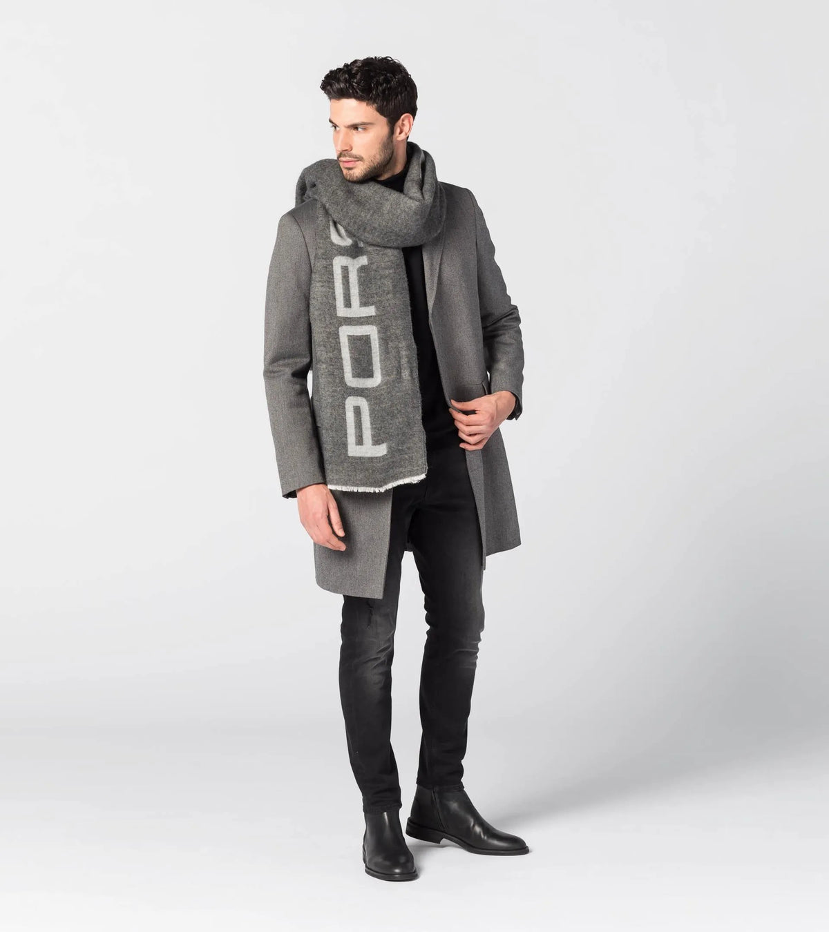 Porsche Design Oversized PD Logo Scarf