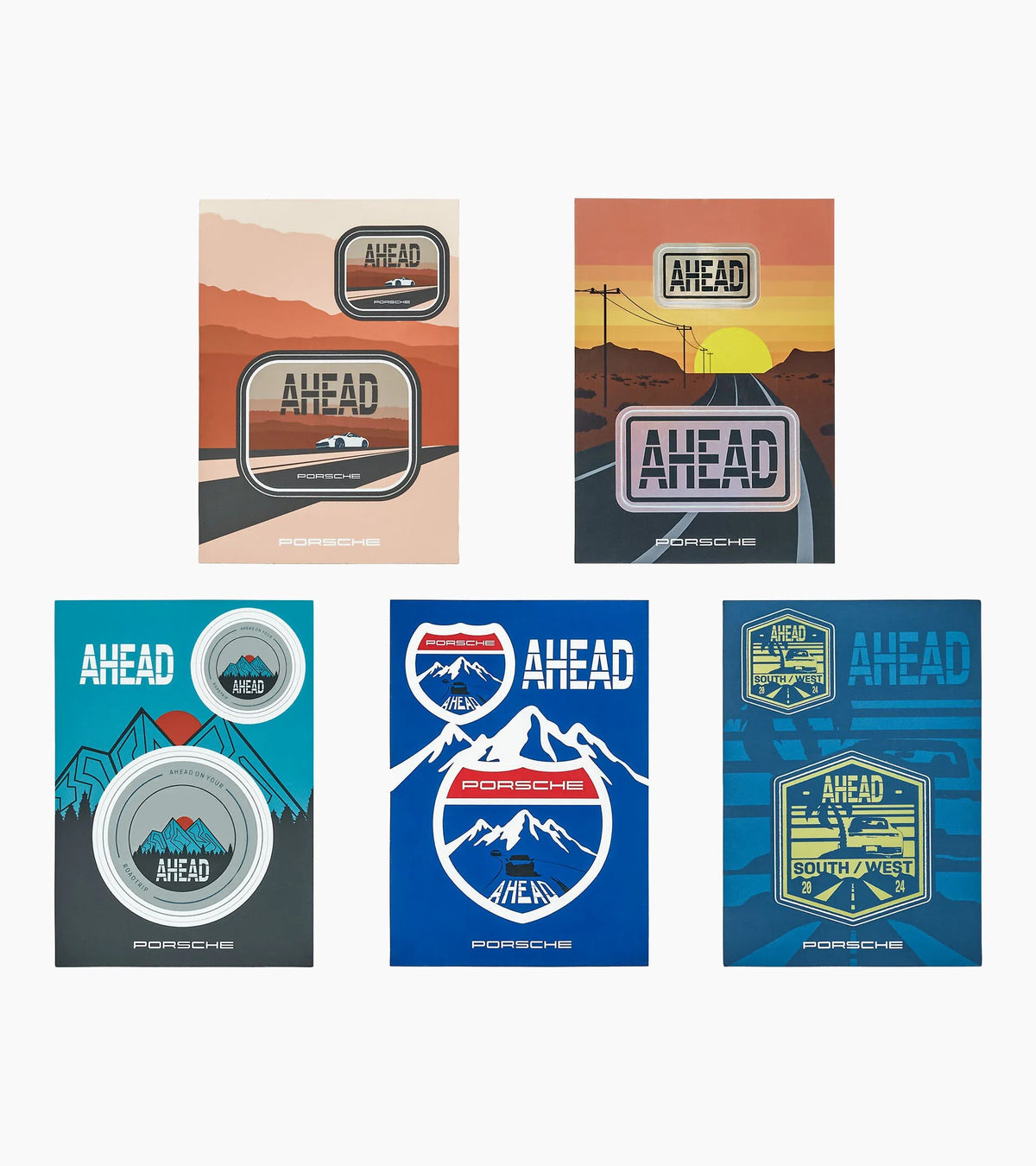Porsche Design AHEAD No. 1 Sticker Set – Limited Edition