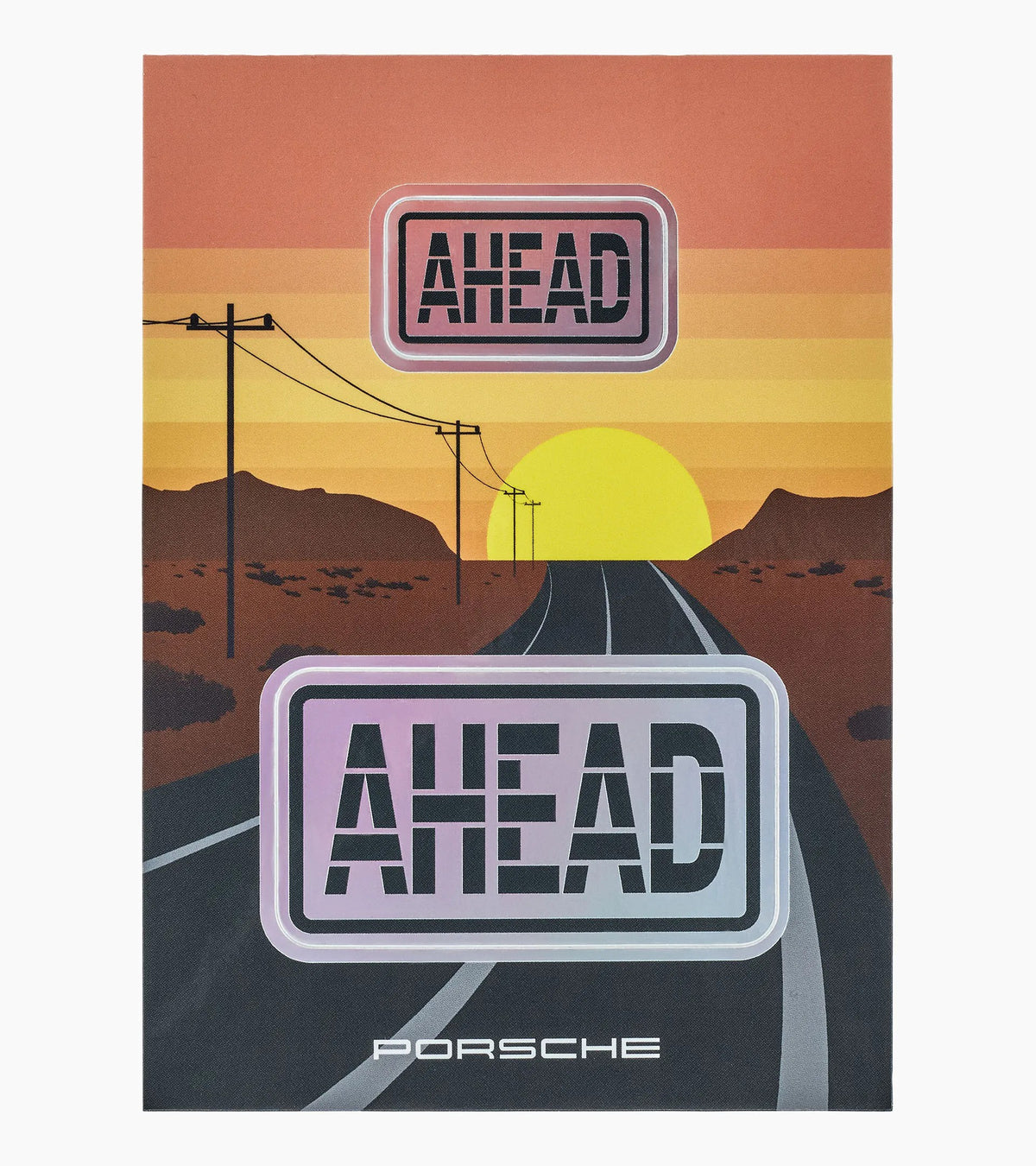 Porsche Design AHEAD No. 1 Sticker Set – Limited Edition