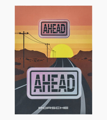 Porsche Design AHEAD No. 1 Sticker Set – Limited Edition
