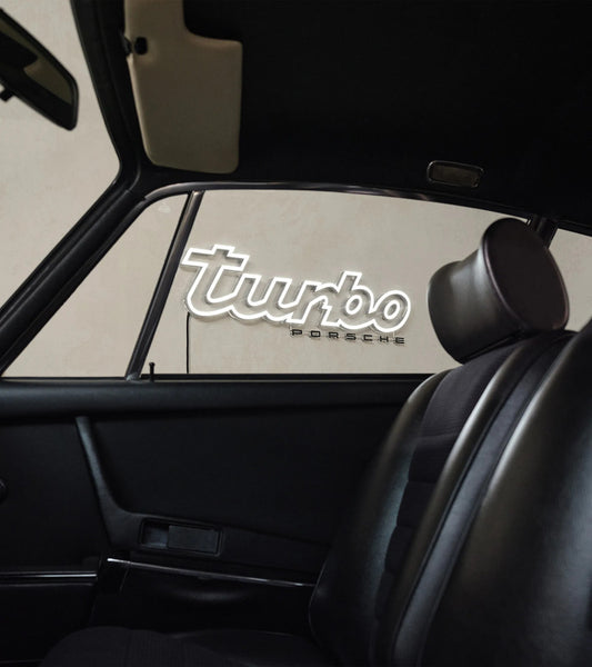 Porsche Design Turbo illuminated lettering – Limited Edition