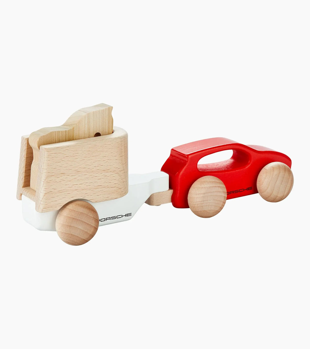 Porsche Design Cayenne Wooden Car with Horse Trailer