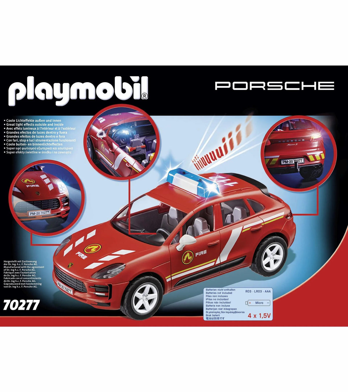 Porsche Design PLAYMOBIL playset – fire brigade