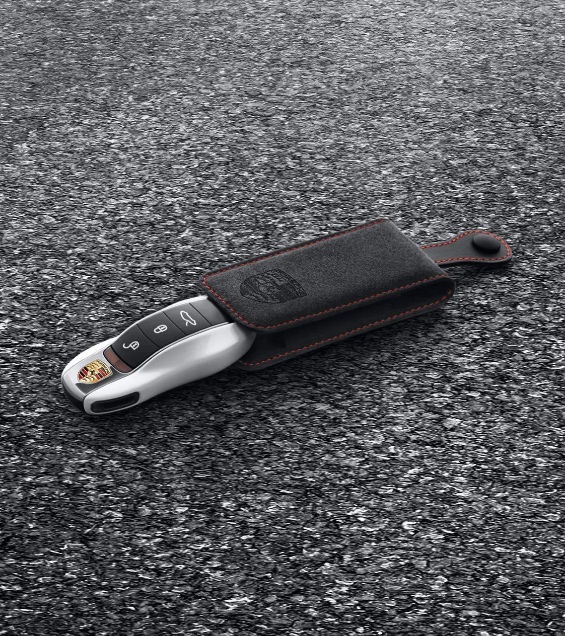 Porsche Design Porsche Key Pouch in Alcantara® for 718/911/Panamera/Macan/Cayenne
