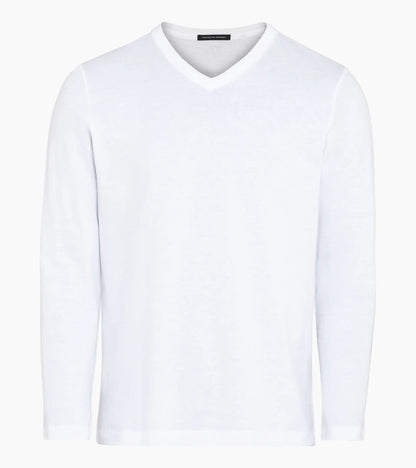 Porsche Design Long-sleeve V-neck T-shirt