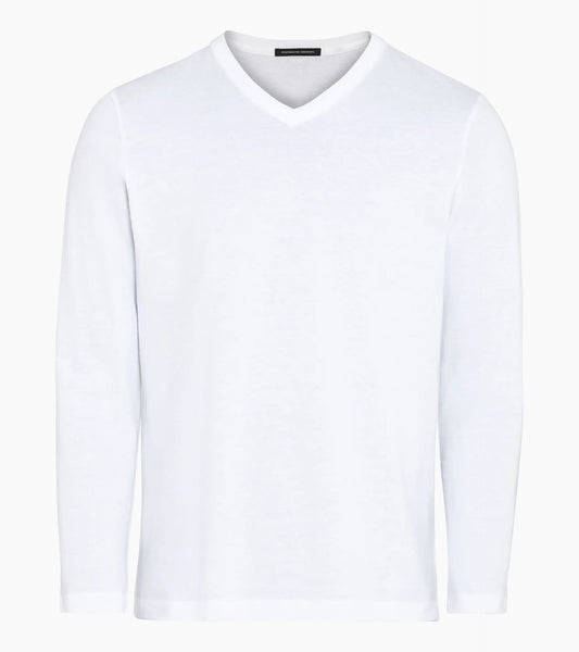 Porsche Design Long-sleeve V-neck T-shirt