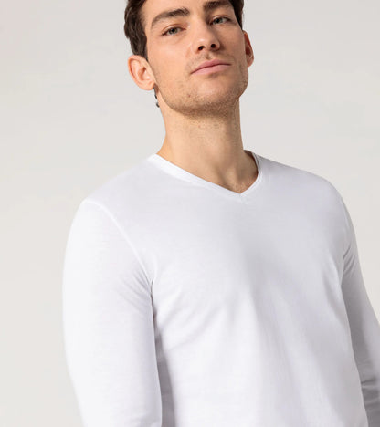 Porsche Design Long-sleeve V-neck T-shirt