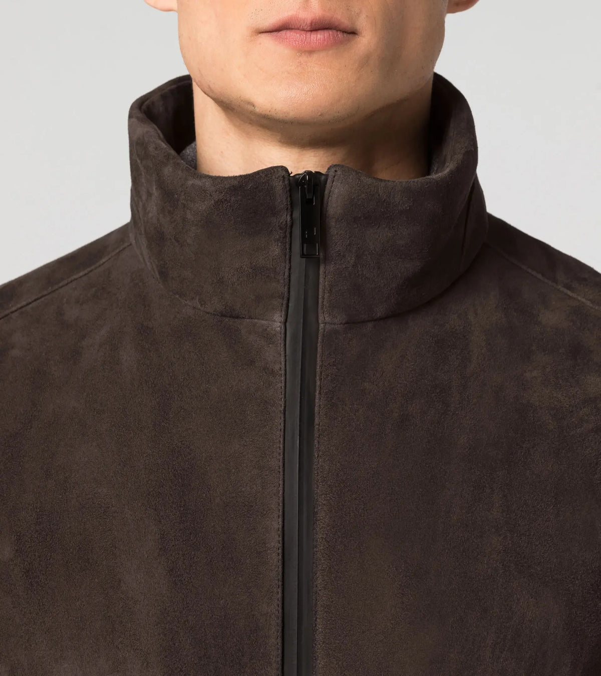 Porsche Design Hybrid Suede Leather Jacket
