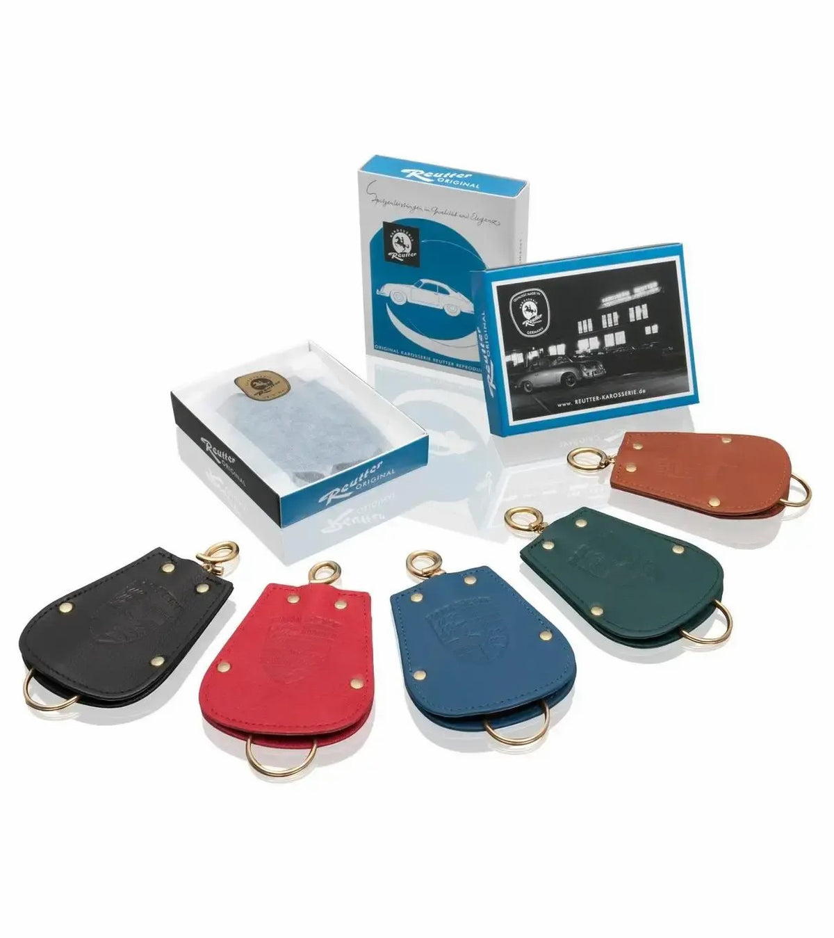 Porsche Design Porsche Classic Reutter Leather Key Pouch